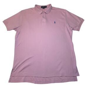 Polo Ralph Lauren Pink Cotton Golf Shirt - Men's XL